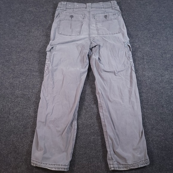 American Eagle Womens Pants‎ 6 Grey Cargo Baggy Jogger Y2K Skater Stretch - Picture 12 of 13